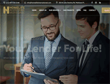 Tablet Screenshot of homelifeinternational.com